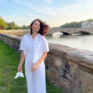 NWOT Z SUPPLY WHITE LINEN SET